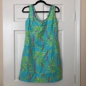 Lilly Pulitzer Palm Print Dress, Size 8